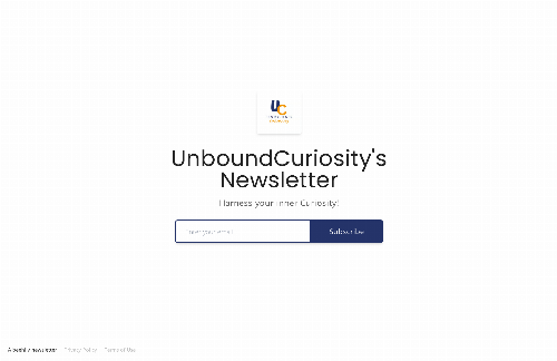 startuptile UnboundCuriosity Newsletter-Harness our Curiosity Creativity and Productivity!