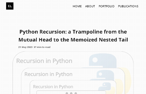 startuptile Python Recursion: A Trampoline from the Mutual Head to the...-