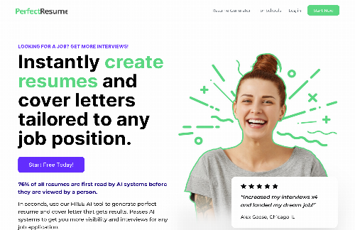 startuptile PerfectResume.app-Instantly generate AI resumes for any job. Save time!