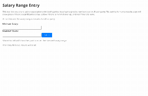 startuptile Determine salary range overlap without revealing actual numbers-