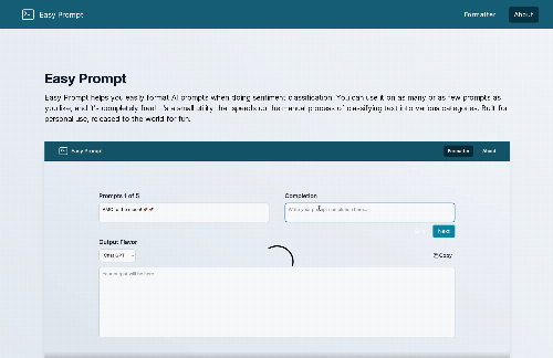 startuptile Easy Prompt – A weekend project for formatting LLM training data-