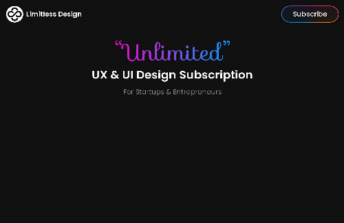 startuptile Limitless Design – UX and UI Design Subscription for Startups-