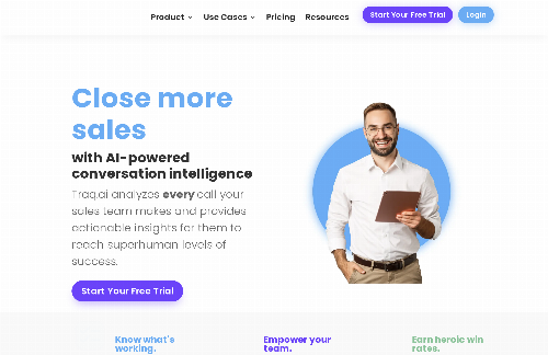 startuptile Traq.ai-Driving Sales Improvement with Artificial Intelligence