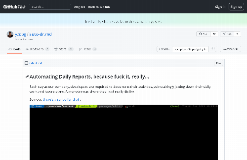 startuptile Automating daily reports, because fuck it-
