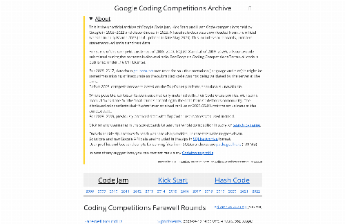 startuptile Google Code Jam Archive-