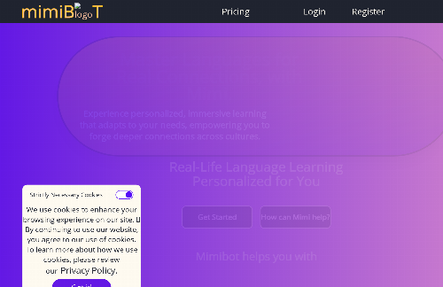 startuptile Mimibot-Language learning that helps users become conversational.