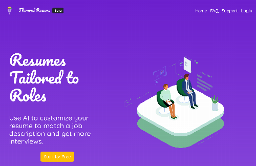 startuptile Flavored Resume-Rewrite your resume for specific job postings using AI