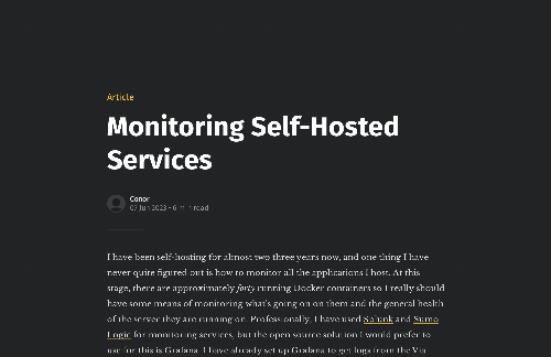 startuptile Homelab Monitoring Setup with Grafana-