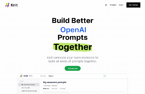 startuptile Knit – A prompt managing tool, now supports both OpenAI and Claude-