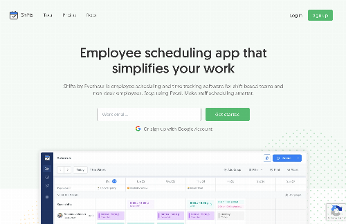 startuptile Shifts-Build the work schedule in minutes