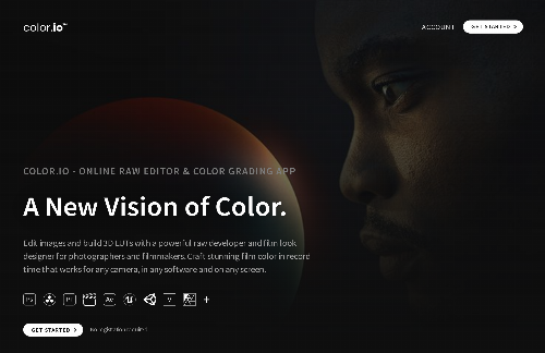 startuptile I made a web app for color grading and film emulation-