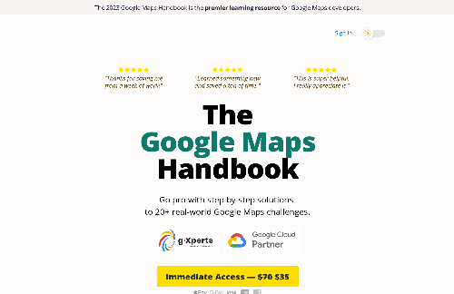 startuptile I wrote a book about Google Maps-