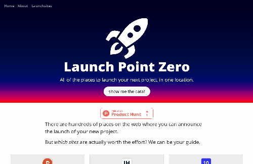 startuptile Launch Point Zero-Tool for tracking your product launch