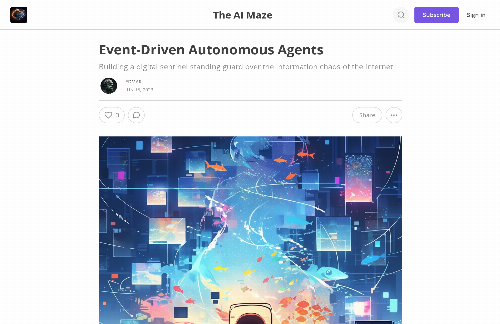 startuptile Using Event-driven autonomous agents to build a better Google Alert-