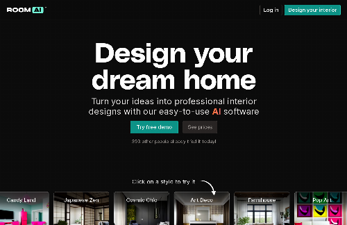 startuptile I made an app that redesigns your interior-