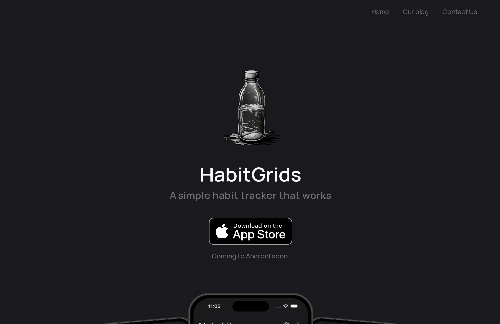 startuptile HabitGrids – Track habits with GitHub-like calendar heat maps-