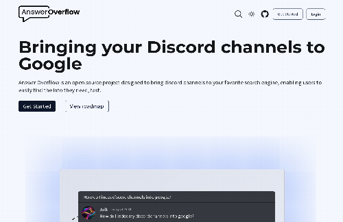 startuptile Answer Overflow  – Indexing Discord content into the web-