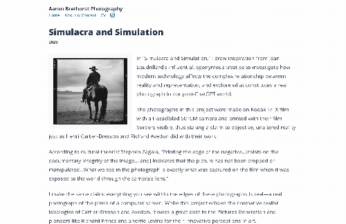 startuptile Simulacra and Simulation” Photography Project-