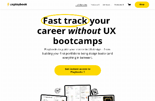 startuptile UX Playbook-Fast track your career without UX bootcamps