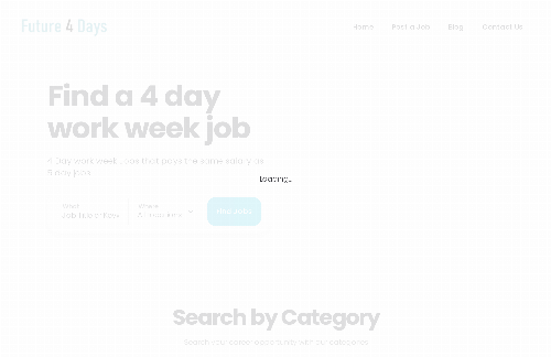 startuptile Future 4 Days-A Job Board to find 4 day work week jobs 