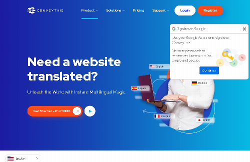 startuptile ConveyThis -ConveyThis is a powerful and innovative language translation