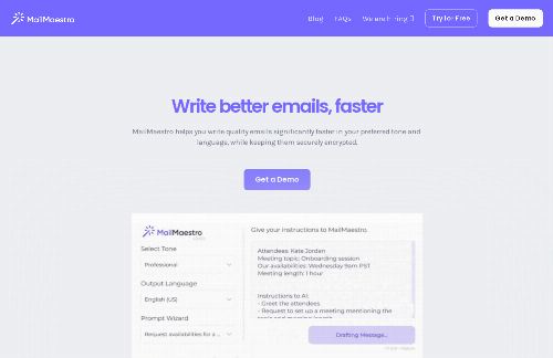 startuptile MailMaestro-AI email assistant that helps you write better emails faster