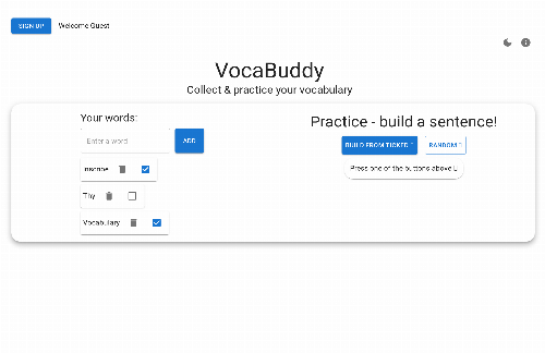 startuptile VocaBuddy-Store & Practice your vocabulay