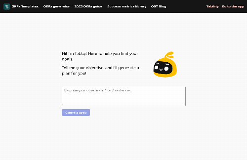 startuptile An AI-based OKRs generator-