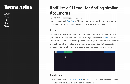 startuptile Findlike – TF-IDF as a CLI Tool-