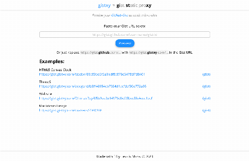 startuptile Serve your GitHub Gists as static websites-