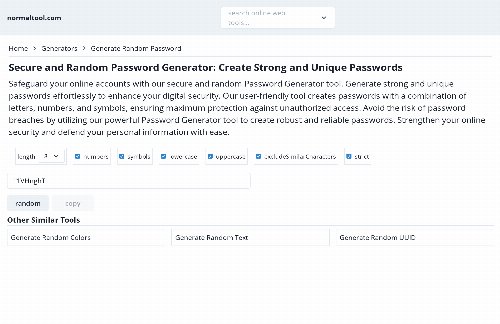 startuptile Random Password Generator-