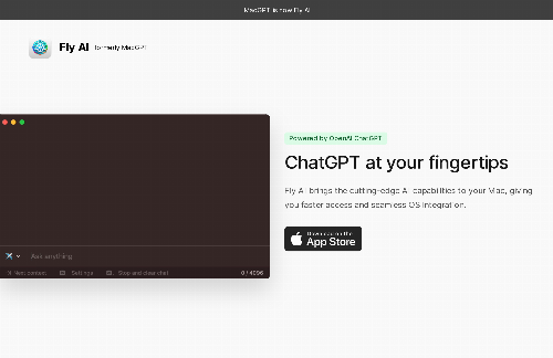 startuptile Yet another macOS ChatGPT app-