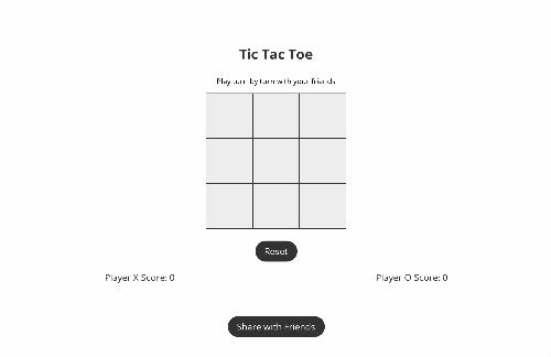 startuptile Tic tac toe game to play with friends-