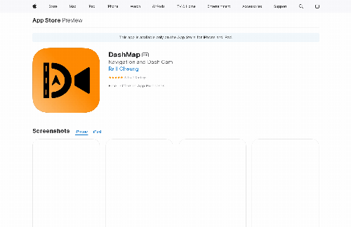 startuptile DashMap – A dash cam navigation app-