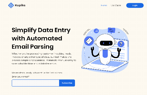 startuptile Kupiks – AI powered email parsing-
