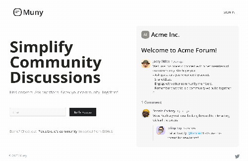 startuptile A minimal community forum with Discussions, Comments and Replies-